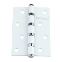 Петля накладная "TRODOS"100x70x2,5мм б/к белый