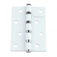 Петля накладная "TRODOS"100x70x2,5мм б/к белый