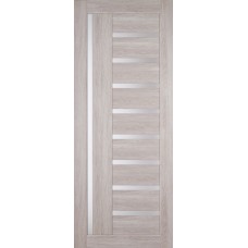 Дверное полотно остекленное Валенсия (600x2000) ПВХ (Дуб серый)