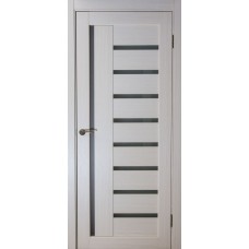 Дверное полотно остекленное Валенсия (600x2000) ПВХ (Дуб молочный)