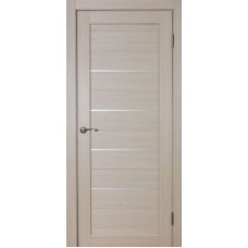 Дверное полотно остекленное Пиано (800x2000) ПВХ (Капучино)