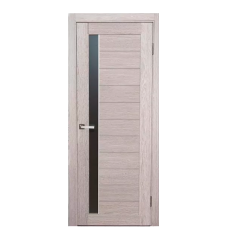 Дверное полотно остекленное Пиано (700x2000) ПВХ (Дуб Серый)