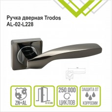 Ручка раздельная TRODOS AL-02-L228 (черный никель)