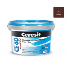 Затирка Ceresit Aquastatic CE 40 Темный шоколад, 2 кг